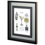 10821 - Classic Cocktail - Martini by Naomi McCavitt a Framed Art Print Matted under Glass