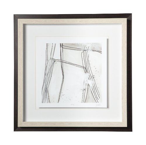11012 - Custom Abstract Logic II by June  Vess a Framed Art Print Matted under Glass