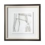 11012 - Custom Abstract Logic II by June  Vess a Framed Art Print Matted under Glass