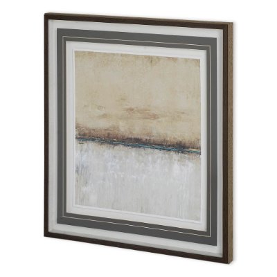 11037 - Blue Line I by Tim  OToole a Framed Art Print Matted under Glass