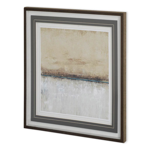11037 - Blue Line I by Tim  OToole a Framed Art Print Matted under Glass