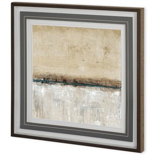 Blue Line II by Tim  OToole a Framed Art Print Matted under Glass