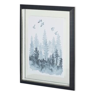 Sierra Vista I by Naomi McCavitt a Hand Embellished Textured Framed Art Print Matted under Glass