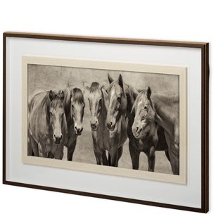 Custom Meeting of the Minds by PH Burchett Hand Embellished Framed Photo Art Print Matted under Glas