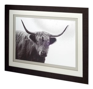 Highland Haze  by Bill Philip a Hand Embellished Textured Framed Art Photograph Matted under Glass