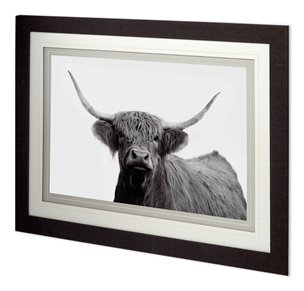 Highland Mist  by Bill Philip a Hand Embellished Textured Framed Art Photograph Matted under Glass