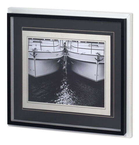 11491 - Side By Side MAT-0261 by Aaron Matheson Hand Embellished Textured Framed Photo Art Print Matted unde