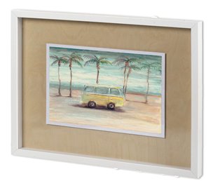 Summer Day I by Mercana Studio a Hand Embellished Textured Framed Art Print Matted under Glass