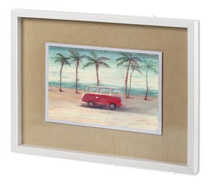 Summer Day II by Mercana Studio a Hand Embellished Textured Framed Art Print Matted under Glass