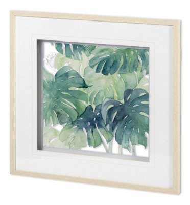 11602 - Tropical Breeze II by PanPan a Framed Art Print Matted under Glass