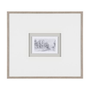 Water Side I by PanPan a Framed Art Print Matted under Glass