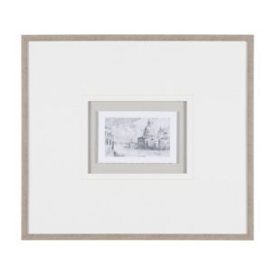 Water Side II by PanPan a Framed Art Print Matted under Glass