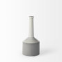 30951 - Burton 14.2H Medium Two Tone Gray Ceramic Jug Vase