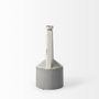 30951 - Burton 14.2H Medium Two Tone Gray Ceramic Jug Vase