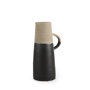 31062 - Garand Medium 15H Two-Toned Black/Natural Ceramic Jug