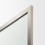 37260 - Chevren 26 x 22 Silver Wood Frame Mirror