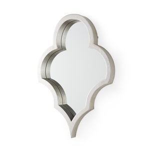 Geneva 23x34 Silver Wood Frame Mirror