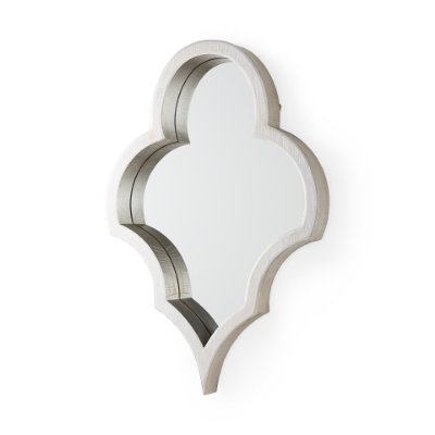 37277 - Geneva 23x34 Silver Wood Frame Mirror