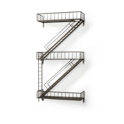 50079 - Gastown 42H Wall Mounted Fire Escape Shelf