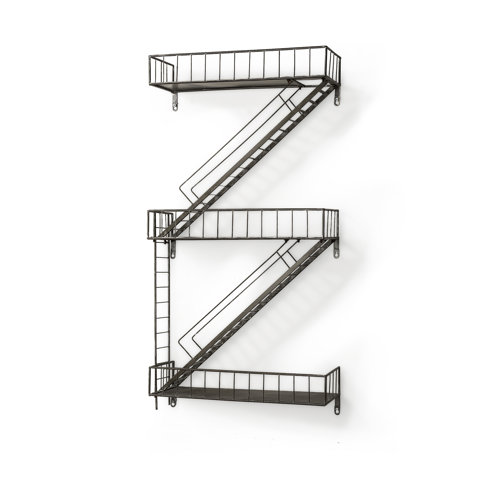 50079 - Gastown 42H Wall Mounted Fire Escape Shelf