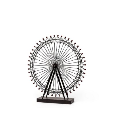 57117 - London Eye 3L x 25W Black Metal London Eye Replica