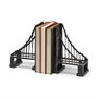 57157 - Suspension Set of 2 19L x 4W Brown Wrought Iron Suspension Bridge Bookends