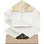 57633 - Lareina II Large 5L x 5W Clear Glass Cube 