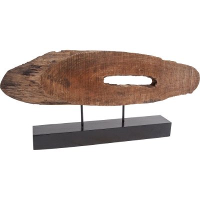 57654 - Yeadon I 5L x 34W Brown Shaped Oval Wood Object