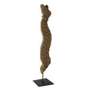 Negundo III 6L x 7W Brown Wooden Decor Object