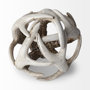 57800 - Ramus I (Small) 5L x 5W Brown Antler Shaped Decorative Resin Orb Ball