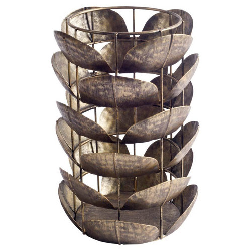 57881 - Henley I Small Bronze Metal Decorative Table Candle Holder 