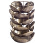 57881 - Henley I Small Bronze Metal Decorative Table Candle Holder 