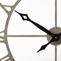 63079 - Mething Light Brown 31.5" Large Farmhouse Wall Clock