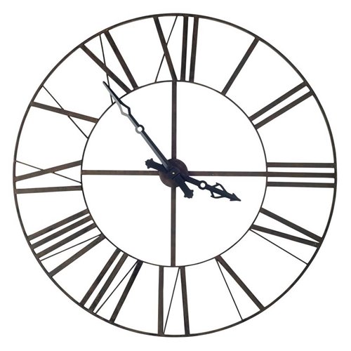 63172 - Pender 50" Round Giant Oversized Industrial Wall Clock