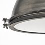 65100 - Bashaw I 17x20 Gray Toned Metal Dome Pendant Light 
