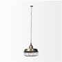65131 - Tahla 14x 14.5 Gold Toned Metal Cage Pendant Light 