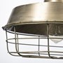 65131 - Tahla 14x 14.5 Gold Toned Metal Cage Pendant Light 