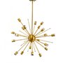 65190 - Edisonna II (38"D) Gold Sputnik Twenty Bulb Chandelier 