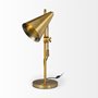 65225 - Fragon I (26"H) Gold-Tone Metal Adjustable Cone Shade Table Lamp 