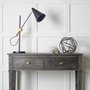 65226 - Fragon II(26"H) Black/Gold Metal Adjustable Cone Shade Table Lamp 