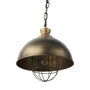 65274 - Dawson I 13x13.5 Silver Toned Metal Dome Pendant Light 