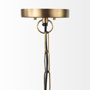 65281 - Leighton I 15x20 Gold Toned Metal Spherical Pendant Light 