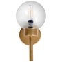 65359 - Boltern I 6x12 Gold Toned Glass Globe Wall Sconce 