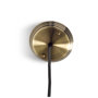 65392 - Hines I 4x8 Antiqued-Brass Metal Cage Pendant Light 