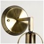 65393 - Hines II 6x14 Bronze Toned Metal Bulb Cage Wall Sconce