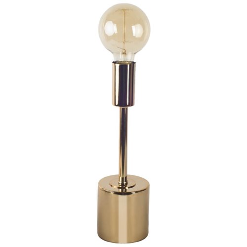 65417 - Mooney I (17.5"H) Metallic-Gold Metal Shade-less Table Lamp 