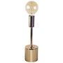65417 - Mooney I (17.5"H) Metallic-Gold Metal Shade-less Table Lamp 