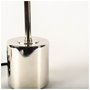 65418 - Mooney (17.5"H) Metallic-Silver Metal Shade-less Table Lamp