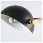 67000 - Denmark (55.1"H) Black/Gold Concrete Base Metal Shade Floor Lamp