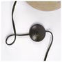 67000 - Denmark (55.1"H) Black/Gold Concrete Base Metal Shade Floor Lamp
